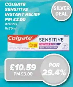 Bestway Colgate sensitive instant relief offer