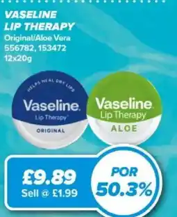 Bestway Vaseline lip therapy offer