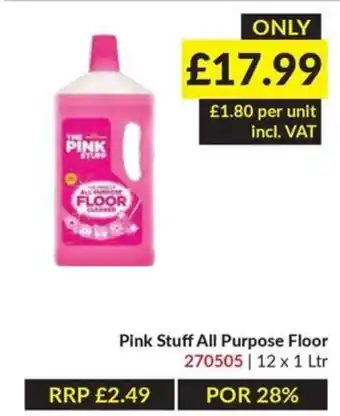 Musgrave MarketPlace Pink Stuff All Purpose Floor offer