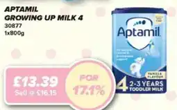Bestway Aptamil growing up milk 4 offer