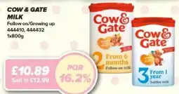 Bestway Cow & Gate milk offer