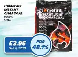 Bestway Homefire instant light bbq charcoal offer