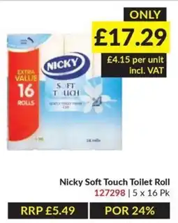 Musgrave MarketPlace Nicky Soft Touch Toilet Roll offer