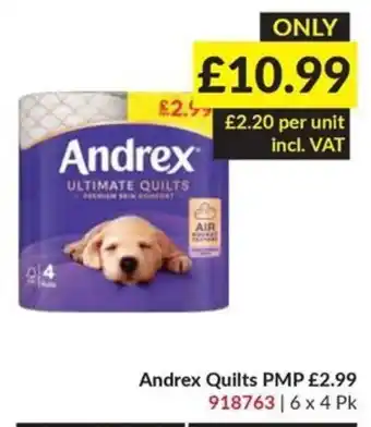 Musgrave MarketPlace Andrex Quilts offer