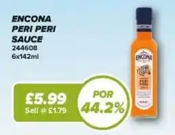 Bestway Encona peri peri sauce offer