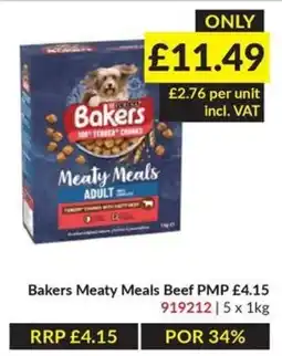 Musgrave MarketPlace Bakers Meaty Meals Beef offer
