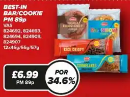 Bestway Best-in Bar/cookie offer