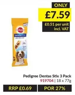 Musgrave MarketPlace Pedigree Dentas Stix offer