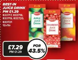 Bestway Best-in juice drink offer