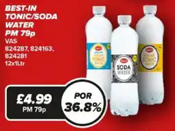 Bestway Best-in tonic/soda water offer
