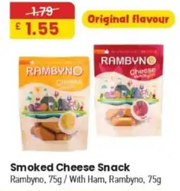MyMINIMIX Rambyno smoked cheese snack offer