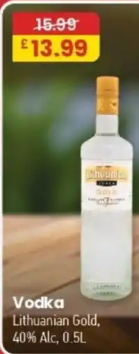 MyMINIMIX Vodka Lithuanian Gold offer
