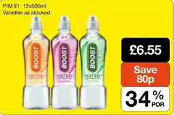 Booker Wholesale Boost water offer