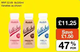 Booker Wholesale Bambella milkshake offer