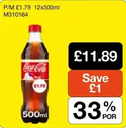 Booker Wholesale Coca-Cola offer