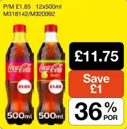 Booker Wholesale Coca-Cola offer