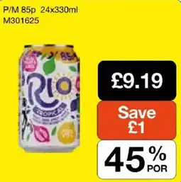 Booker Wholesale Rio cocktail offer