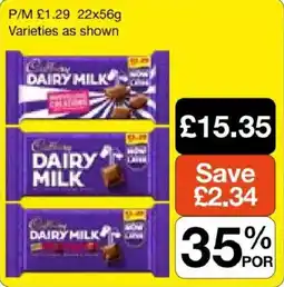 Booker Wholesale Cadbury dairy milk offer