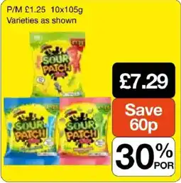 Booker Wholesale Sour Patch Kids offer