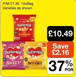 Booker Wholesale Butterkist toffee offer