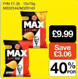 Booker Wholesale Kfc max offer