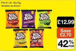Booker Wholesale Nik Naks offer