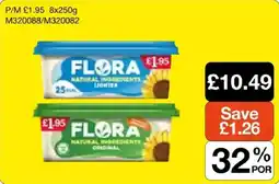 Booker Wholesale Flora natural ingredients offer