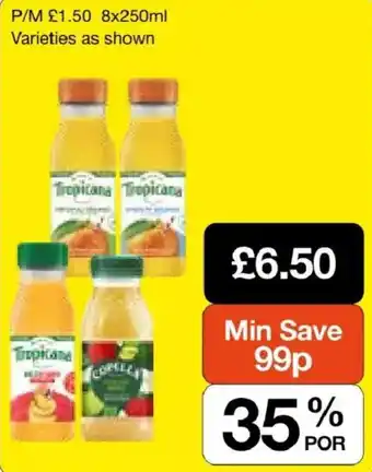 Booker Wholesale Tropicana juice offer