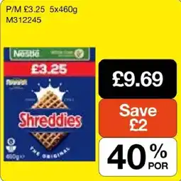 Booker Wholesale Nestle shreddies offer