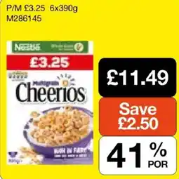 Booker Wholesale Nestle cheerios offer