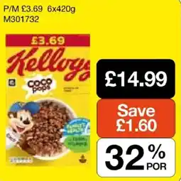 Booker Wholesale Kellogg's coco pops offer