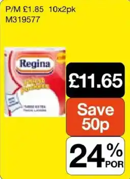 Booker Wholesale Regina white pudding offer