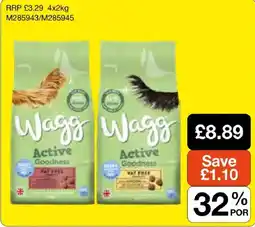 Booker Wholesale Wagg active goodness offer