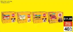 Booker Wholesale Pedigree dog food offer