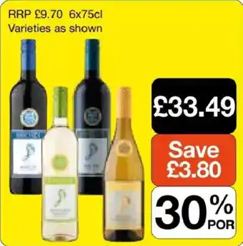 Booker Wholesale Varieties as shown offer
