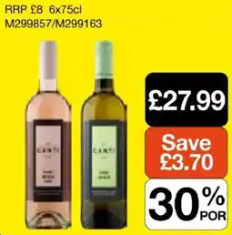 Booker Wholesale Canti wine offer