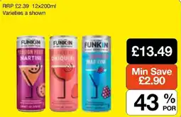 Booker Wholesale Funkin martini offer