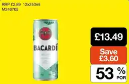Booker Wholesale Bacardi offer