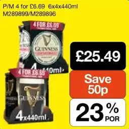 Booker Wholesale Guinness beer offer