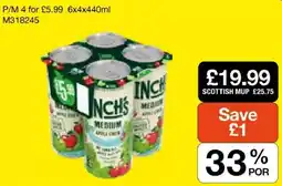Booker Wholesale Inch's medium apple cider offer
