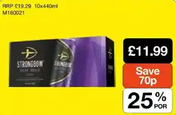 Booker Wholesale Strongbow dark fruit offer