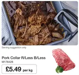 Makro Pork Collar R/Less B/Less offer