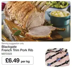 Makro Blackgate french trim pork rib offer