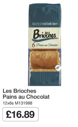 Makro Les brioches pains au chocolat offer