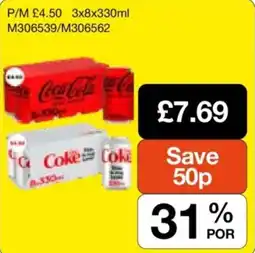 Makro Coca-Cola 330ml offer
