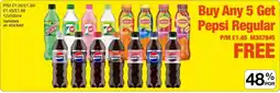 Makro Buy Any 5 Get Pepsi Regular Free offer