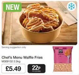 Makro Chef's Menu Waffle Fries offer