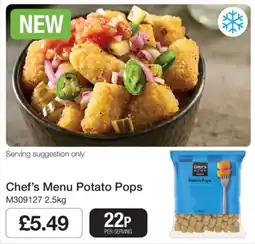 Makro Chef's Menu Potato Pops offer