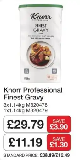 Makro Knorr Professional Finest Gravy offer
