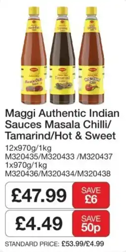 Makro Maggi authentic indian sauces offer